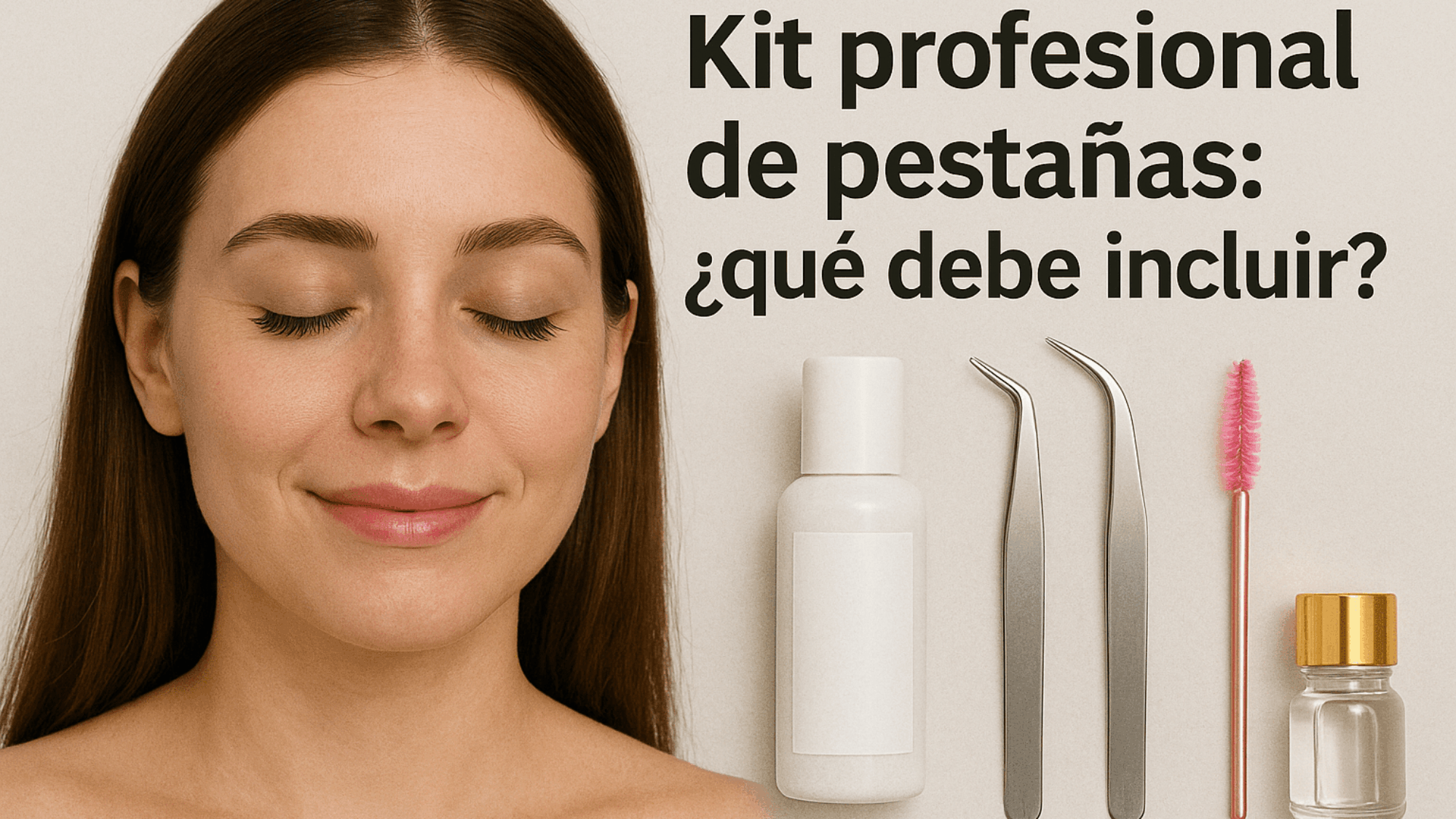 Kit profesional de pestañas