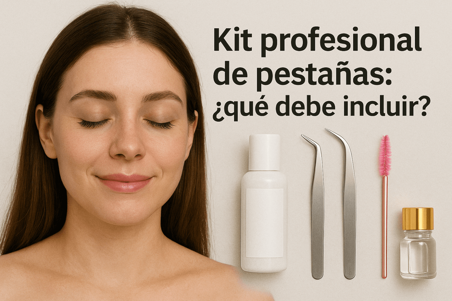 Kit profesional de pestañas