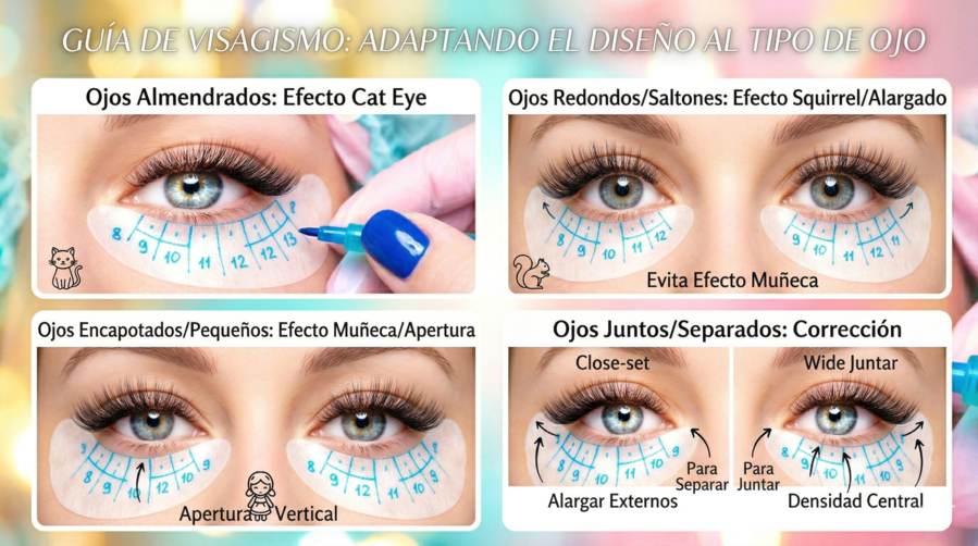 Visagismo Adaptando el Diseño al Tipo de Ojo